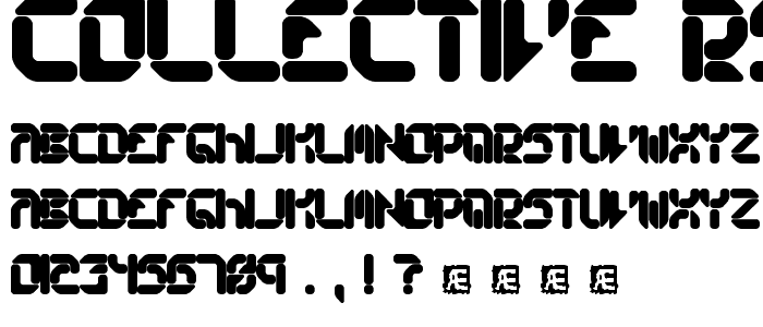 Collective RS (BRK) font